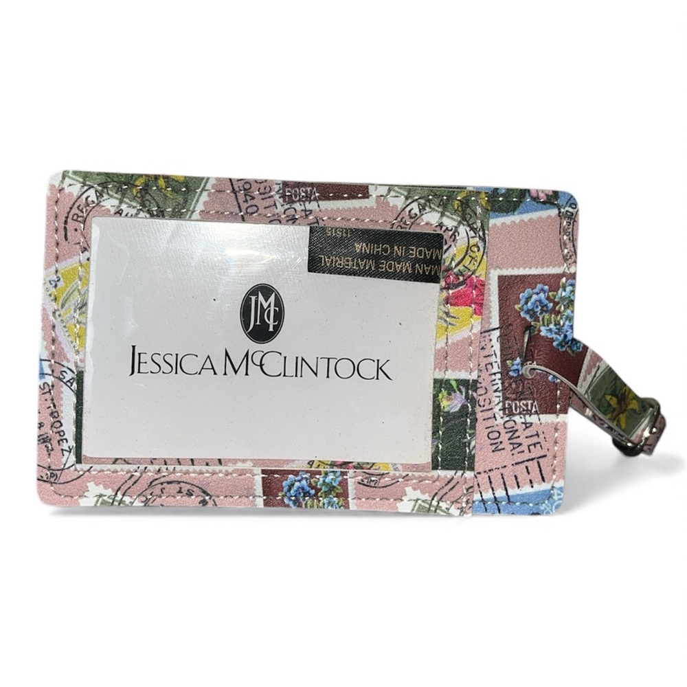 Jessica McClintock Multicolor Travel Luggage Tag - Picture 2 of 3